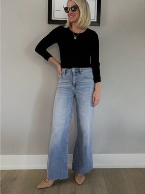 Zara Blue Denim Jeans in Size 4
